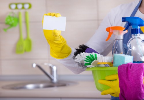 House clearance team working in a central London flat in W1T