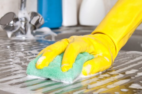 Detailed kitchen and bathroom cleaning in a central W1T apartment