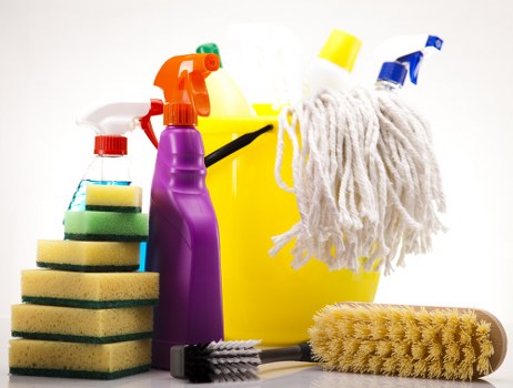 Furniture and household items being removed during a property clearance in W1T